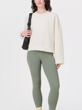 Sweaty Betty White Crewneck Sweatshirt